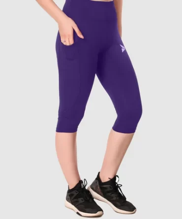 VIOLET CAPRI FOR WOMEN WITH MOBILE POCKETS
