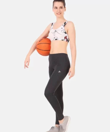 ACTIVEWEAR GREY HIGH WAIST TIGHT FOR WOMEN